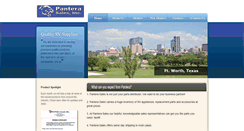 Desktop Screenshot of panterasales.com